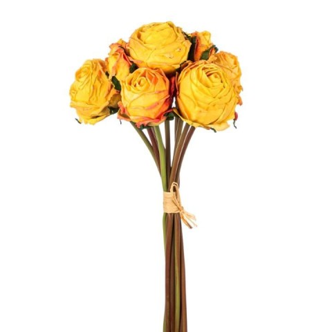 BOUQUET ROSE CM.40 YELLOW